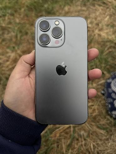 айфон в корпусе: IPhone 13 Pro, Б/у, 128 ГБ, Графит, Чехол, 72 % — 2