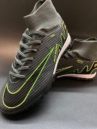 Бутсы: Футбольные сороконожки Nike Air zoom с высоким верхом, обеспечивающим — 7