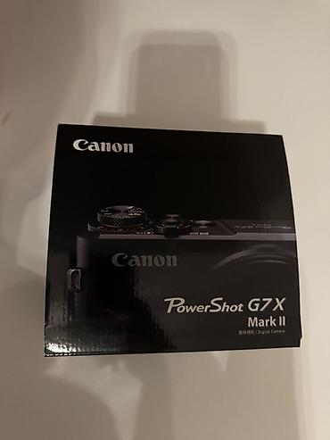 Фотоаппараты: Canon PowerShot G7 X Mark II kompakt fotoaparat - Sensor: 1.0” CMOS — 1