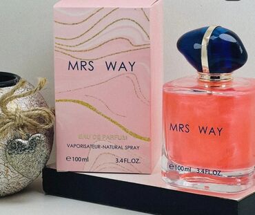 Ətriyyat: My way Dubay klass
100ml qaliciliqi 6.7 saat