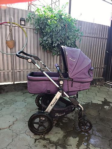 Коляски: Коляска, цвет - Фиолетовый, Б/у — 1