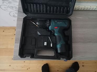 Alətlər: Elektrik alətləri dəsti - Bosch bucaqslı daşlayıcı (UŞM). Etiketdəki — 6
