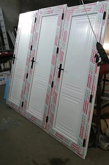 plastic qapi: Yeni Plastik qapı 80x200 sm Zamok və çərçivə ilə, Zəmanətli, Pulsuz quraşdırma, Pulsuz çatdırılma, Rayonlara çatdırılma — 4