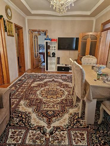 kiraye ile satilan evler: Kirayəyə verilir.ünvan massiv 1,Asim marketinq yanı.4 otaq — 3