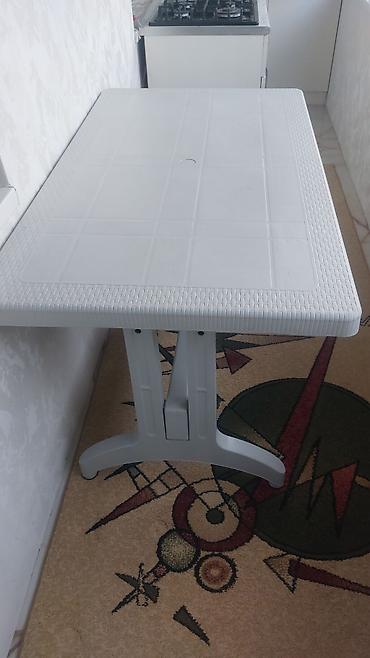 balkonda metbex: Balkon masası, İşlənmiş, Açılmayan, Dördbucaq masa — 1