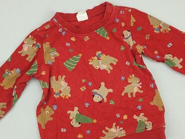 kurtka bejsbolówka chłopięca: Sweatshirt, H&M, 9-12 months, condition - Good