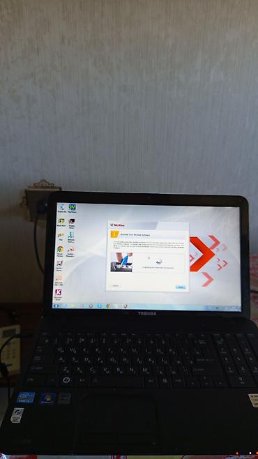 Toshiba noutbuk - Model: Toshiba (15.6” ekran) - Prosessor: Intel