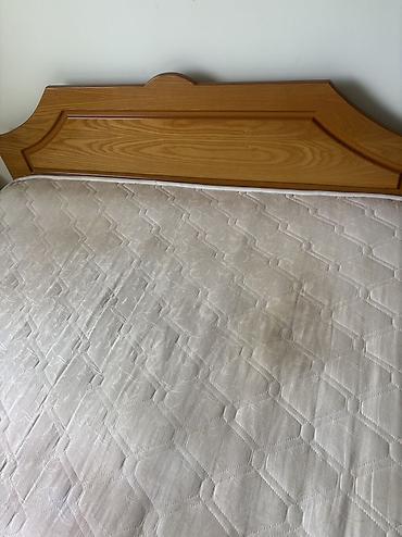Mebel: İşlənmiş, İkinəfərlik çarpayı, Bazasız, Matras ilə — 3