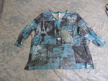 pantalone sa prorezom: 2XL (EU 44), Cotton, Print, color - Multicolored
