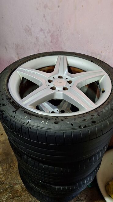 06 шоха: Диски R 19 AMG, Комплект, отверстий - 5, Б/у