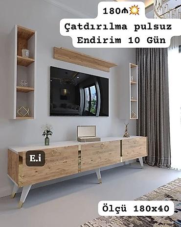 ev mebeli: *TV stend 180Azn💥* ✔️Rəng seçimi var ✔️ Çatdırılma və Quraşdırılma — 1
