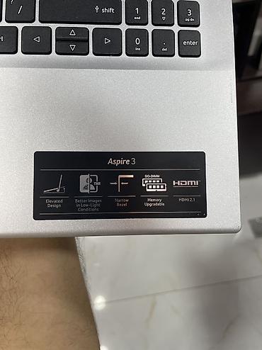 acer i5: 💻 Acer Aspire 3 – Güclü performans, müasir dizayn! 🚀 ✅ Prosessor — 4