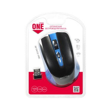 компьютерные мыши qilive: Мышь беспроводная оптическая Smartbuy ONE 352AG-BK Компактность
