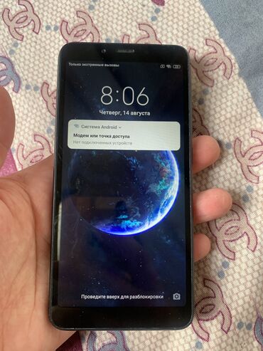телефонов бу: Redmi, Redmi 6, Б/у, 32 ГБ, цвет - Черный, 1 SIM