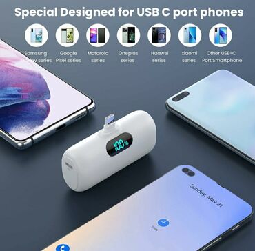 kontakt home iphone 14 pro: Powerbank 5000 mAh, Yeni