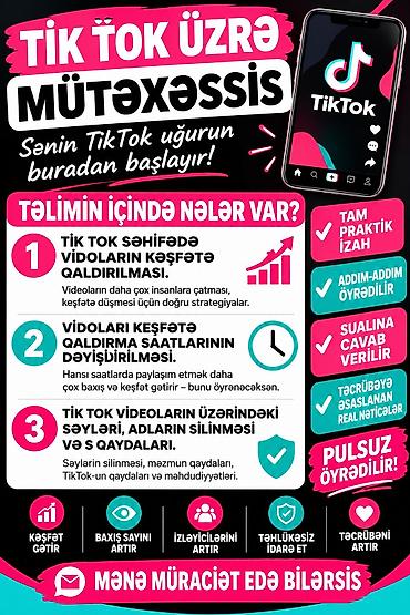 cin dili kurslari: TikTok üzrə mütəxəssis təlimi. Bu təlim TikTok-da inkişaf etmək — 1