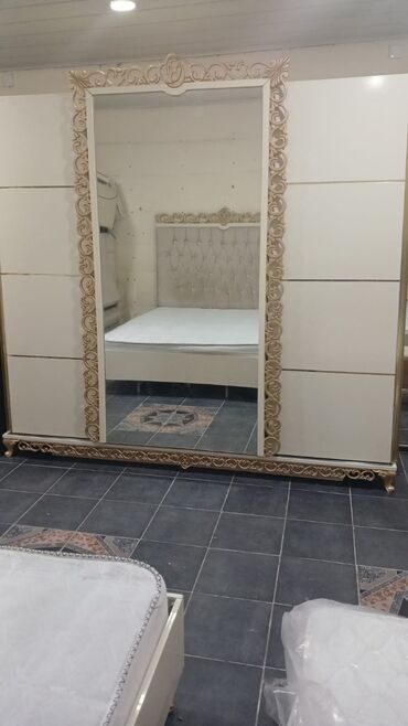 Yataq otağı dəstləri: 2 təknəfərlik çarpayı, Dolab, Termo, Azərbaycan, İşlənmiş