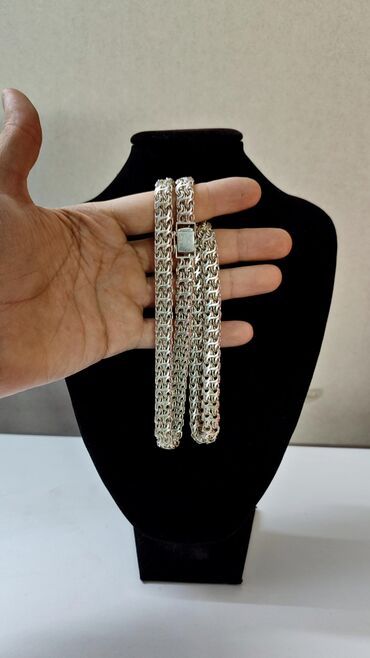 Серебряные цепочки: Массивная Серебряная цепь "Рамзес" 132 гр 55 см Ручная работа — 17