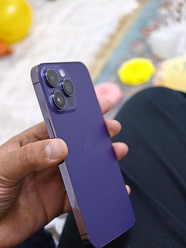 iphone 11 pro max osh: IPhone 14 Pro, цвет Deep Purple - Экран 6.1" Super Retina XDR, 120 Гц — 1
