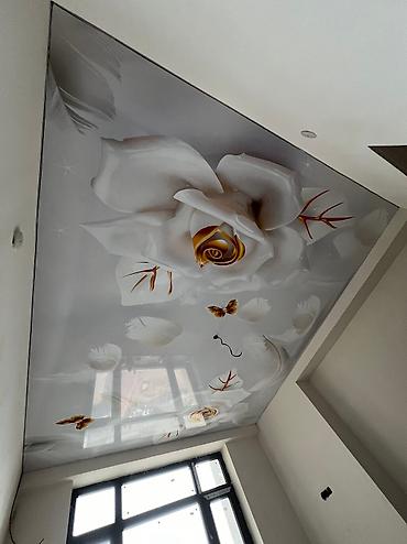 Натяжной потолок: Натяжной потолок Глянцевое, 3D потолки Гарантия, Бесплатная консультация, Бесплатный замер — 14