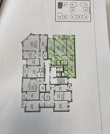 квартиры роял: 3 комнаты, 141 м², Ала-Арча ТРЦ Элитка, 11 этаж, ПСО (под самоотделку) — 10