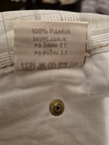 diskver duks: Muške pantalone × 2 para sa karo šarom – svetlosiva i svetlo bež — 8