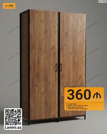 LA MINI iki qapılı dolab - Model kodu: 10558 - Ölçülər: D 50 × H 200