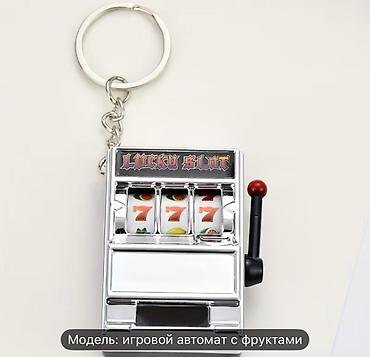 Bijuteriya: Məhsul: Mini “Lucky Slot” meyvəli oyun avtomatı açarlıq - Dizayn — 3