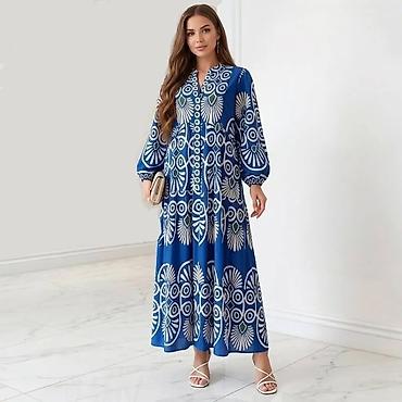 Haljine: Maksi haljina sa floralnim printom - Kroj: duga, lepršava maksi — 5