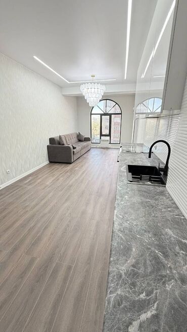 сдается квартира район кара жыгач: 2 комнаты, 55 м², Элитка, 4 этаж, Дизайнерский ремонт