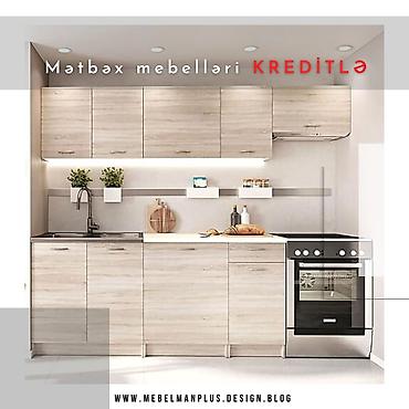 mebelman: Sifarişlə mətbəx dəsti, Özü çəkən petlələr, Sadə laminat, Kredit var, Pulsuz çatdırılma — 10