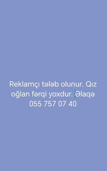 şəkidə iş elanları 2024: Marketoloq tələb olunur, Natamam iş günü, 18-29 yaş, 1 ildən az təcrübə