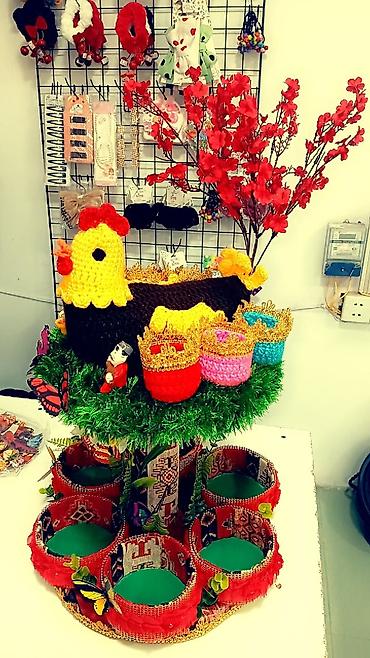 milli süfrələr: Novruz üçün əl işləri – bəzəkli xonçalar və dekor kompozisiyaları - — 3