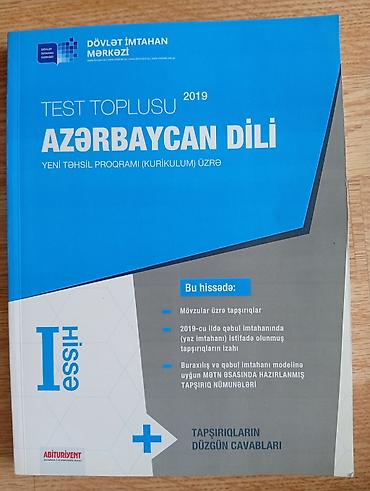 Testlər: Məhsul: “Test Toplusu 2019 – Azərbaycan dili (Yeni təhsil proqramı – — 1