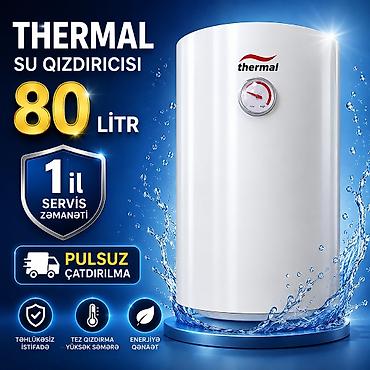 Ariston 80 l, Yeni, Kredit yoxdur, Pulsuz çatdırılma, Rayonlara çatdırılma