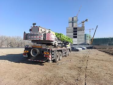 385 55: Услуги автокрана 55 тонн. Длина стрелы 46 +16 метр .Цена договорная — 5