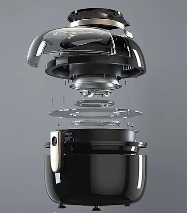 air fryer: Аэрогриль-фритюрница с горячим воздухом Tabassum Plus PL-8000, 8 л - — 5