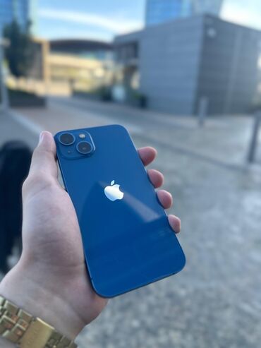 кожаный чехол iphone 5: IPhone 13, 128 GB, Mavi, Simsiz şarj, Face ID, Sənədlərlə
