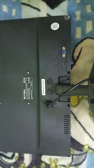 qara ekran səkli: Skytech 19 inch çox az işlənib 3 dəfə işlənib hazır monitor ideal — 4
