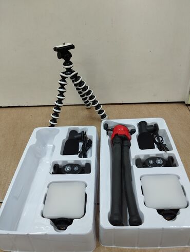 Digər: İki dəst video çəkiliş üçün tripod, mikrofon və işıqlandırma dəsti
