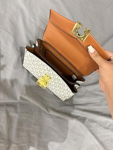 Çantalar: Michael Kors qadın çantası - Model: MK loqolu çiyin/əl çantası - — 3