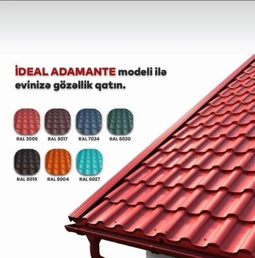 hisə verilmiş toyuq: İdeal Adamante model dam örtüyü – estetik və praktiki həll - Metal