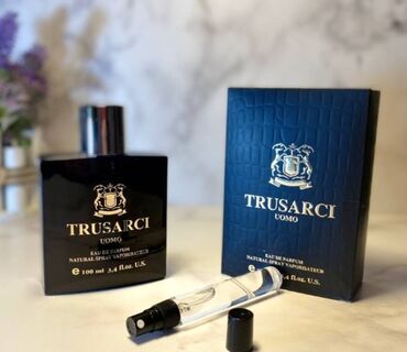 Ətriyyat: Trussardi uomo beyler ucun
dubay klass 100ml 
qaliciliqi 6.7 saat
