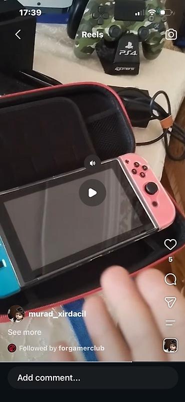 Nintendo Switch portativ oyun konsolu - Model: Nintendo Switch