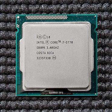 prosessor i7: Intel Core i7-3770 prosessor - Platforma: Intel Ivy Bridge - Soket — 1