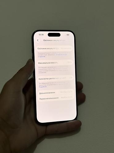 apple iphone 13 pro: IPhone 15 Pro, Б/у, 256 ГБ, Natural Titanium, Защитное стекло, Чехол, 94 % — 7