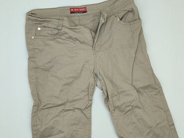 spodnie bootcut materiałowe: 3/4 Trousers, XL (EU 42), condition - Very good