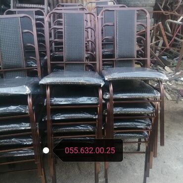 Stullar: Mətbəx üçün, Yeni, Qatlanmayan, rəng - Ağ Stul — 2