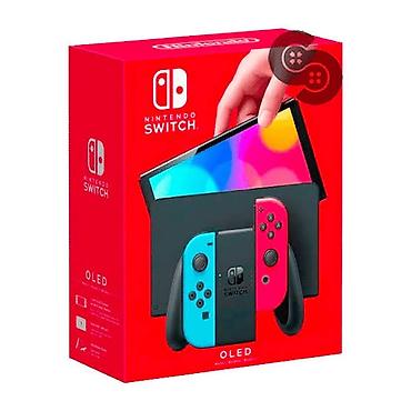 nintendo oled: Nintendo Switch OLED (Neon Blue/Neon Red) - 7.0 düymlük canlı OLED — 2