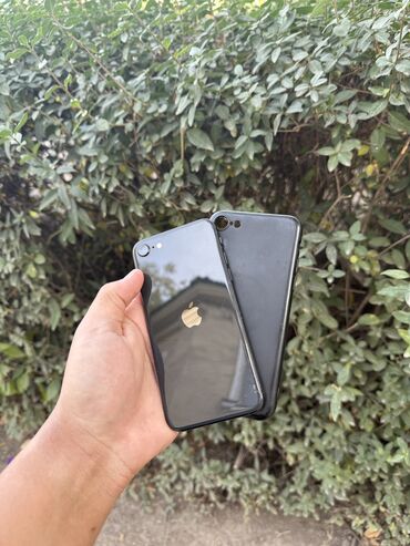 скупка старых компьютеров: IPhone SE 2020, Колдонулган, 64 ГБ, Jet Black, Каптама, 91 %